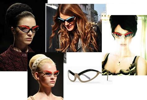 prada eyebrow sunglasses